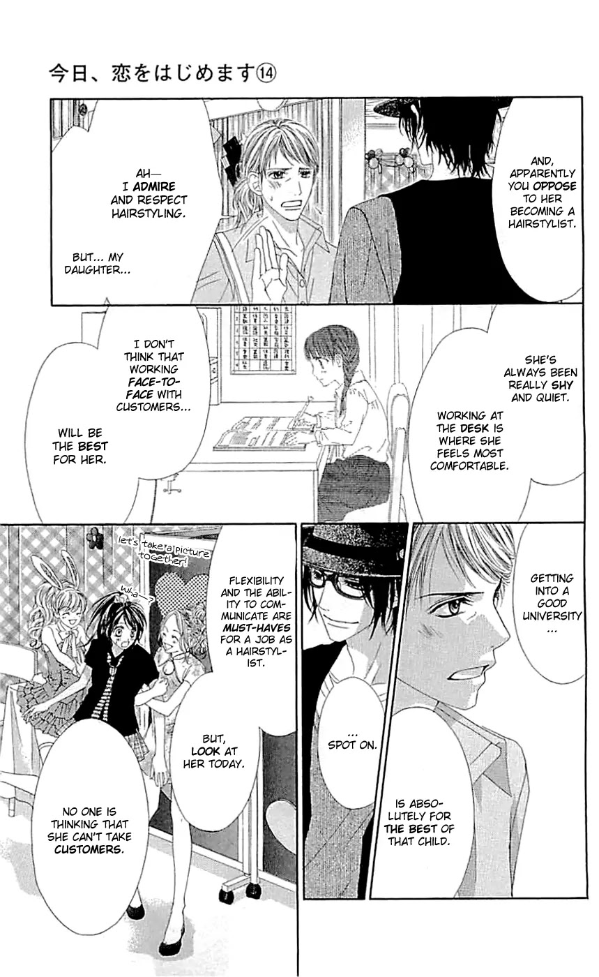 Kyou, Koi wo Hajimemasu Chapter 90 page 22 - Chapter 90