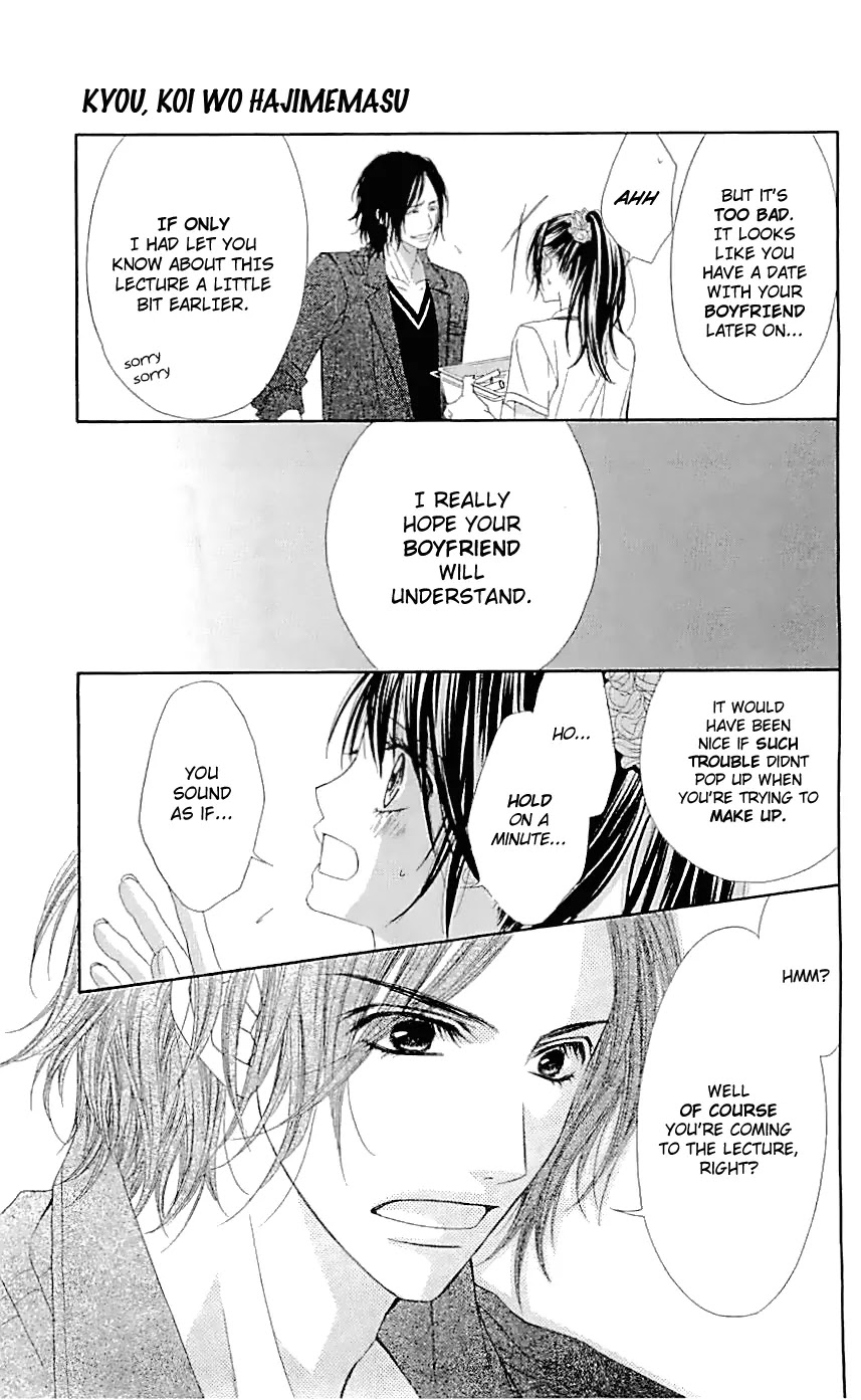 Kyou, Koi wo Hajimemasu Chapter 92 page 10 - Chapter 92