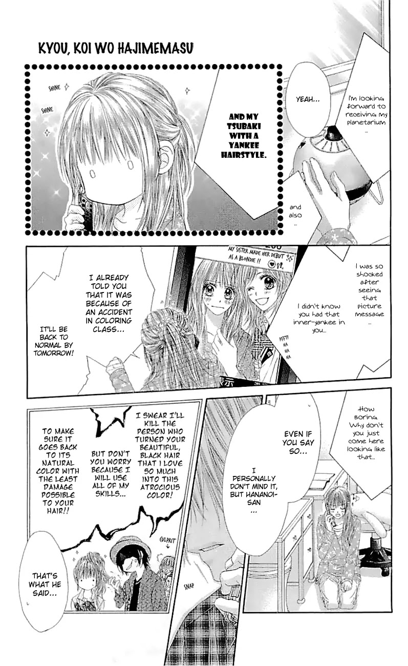 Kyou, Koi wo Hajimemasu Chapter 98 page 10 - Chapter 98