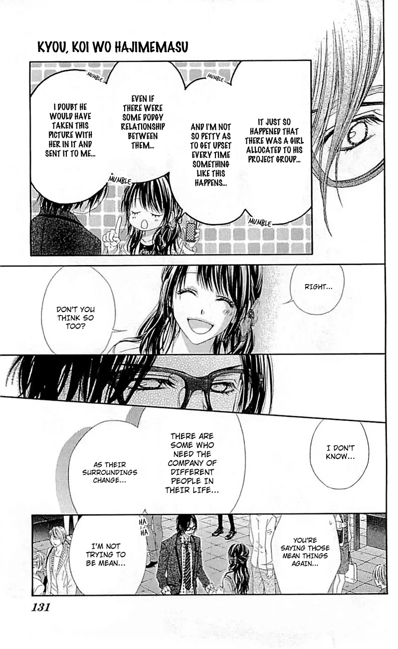 Kyou, Koi wo Hajimemasu Chapter 98 page 16 - Chapter 98