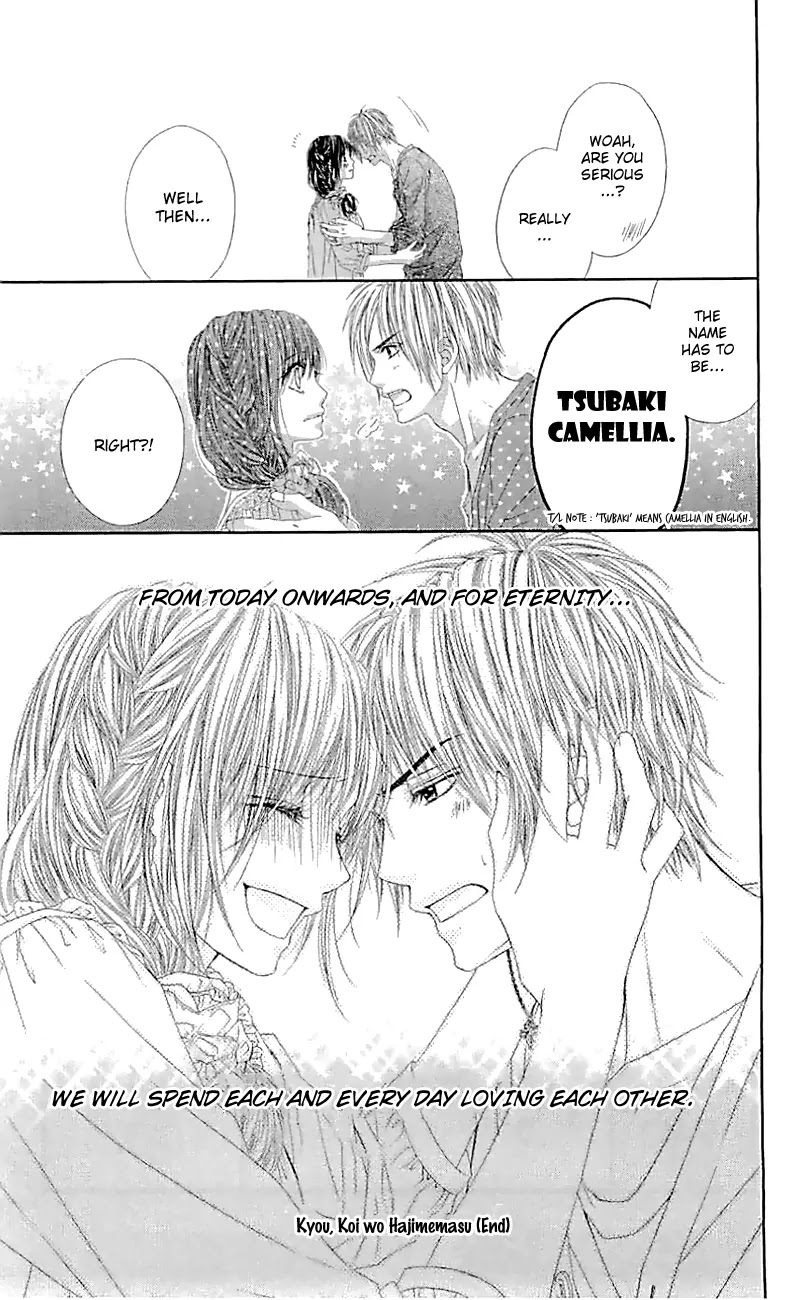 Kyou, Koi wo Hajimemasu Chapter 99 page 34 - Chapter 99: [End]