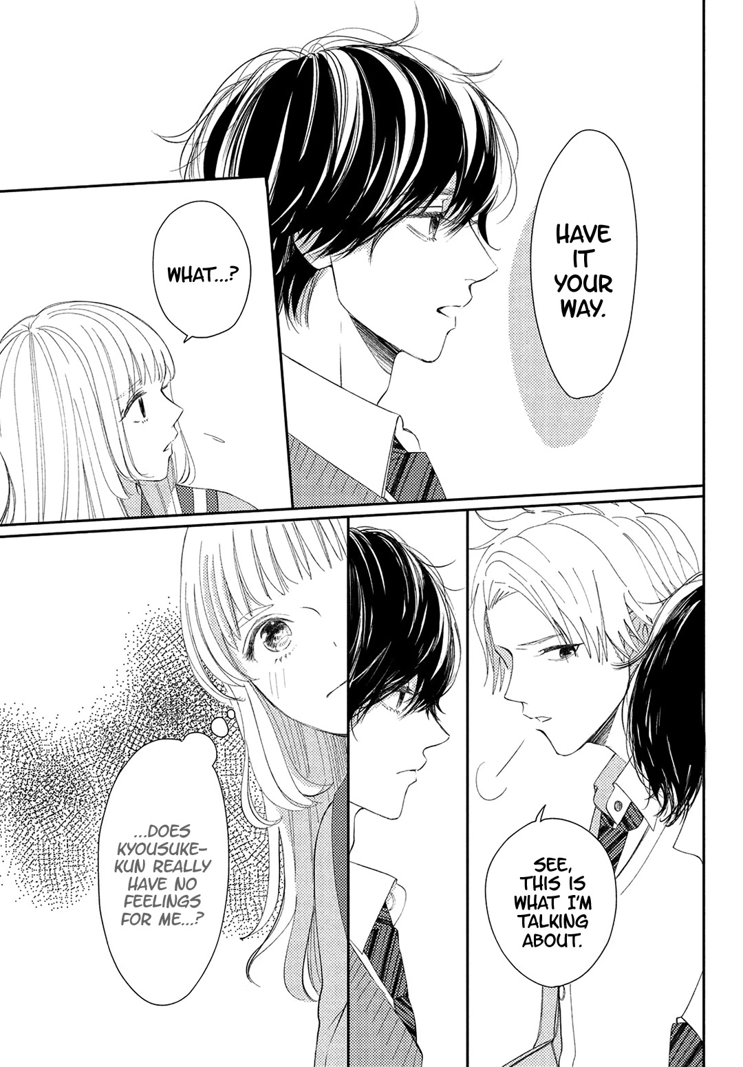 Kyou mo, Karera no Otonari de Chapter 13 page 14 - Chapter 13
