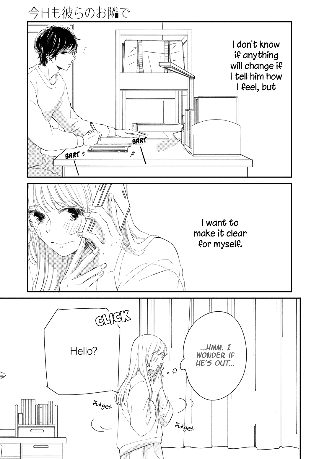 Kyou mo, Karera no Otonari de Chapter 6 page 39 - Chapter 6