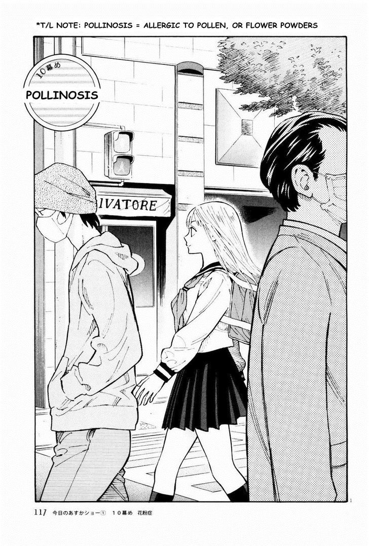 Kyou no Asuka Show Chapter 10 page 1 - Chapter 10 : Pollinosis