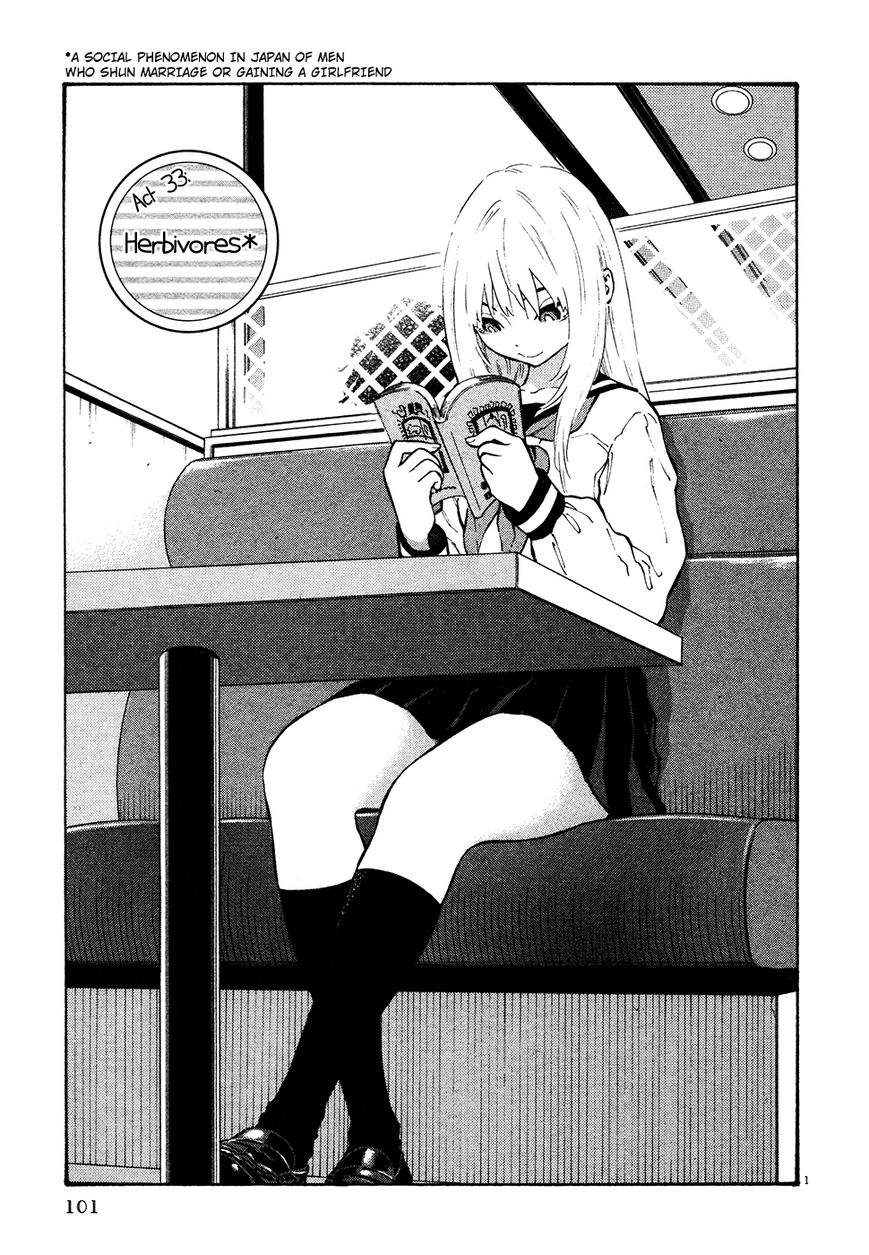 Kyou no Asuka Show Chapter 33 page 1 - Chapter 33 : Herbivores
