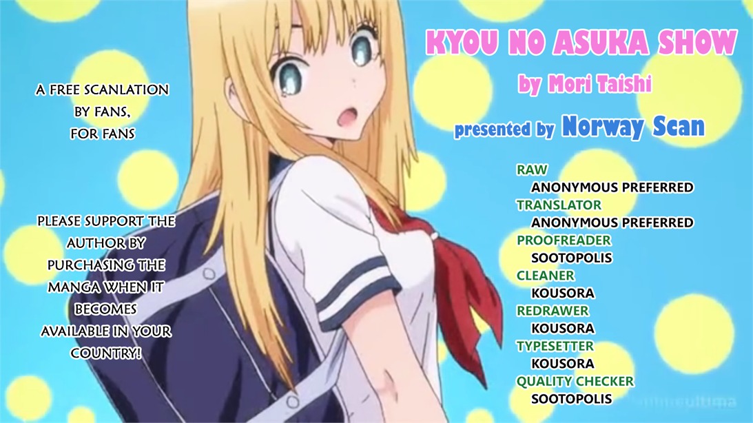 Kyou no Asuka Show Chapter 40 page 13 - Chapter 40 : Flasher