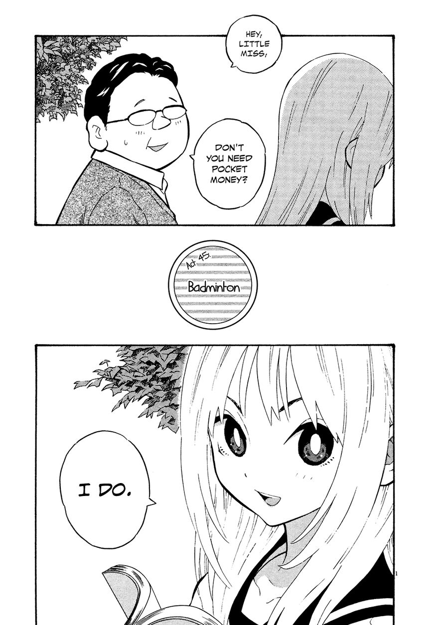Kyou no Asuka Show Chapter 45 page 1 - Chapter 45 : Badminton