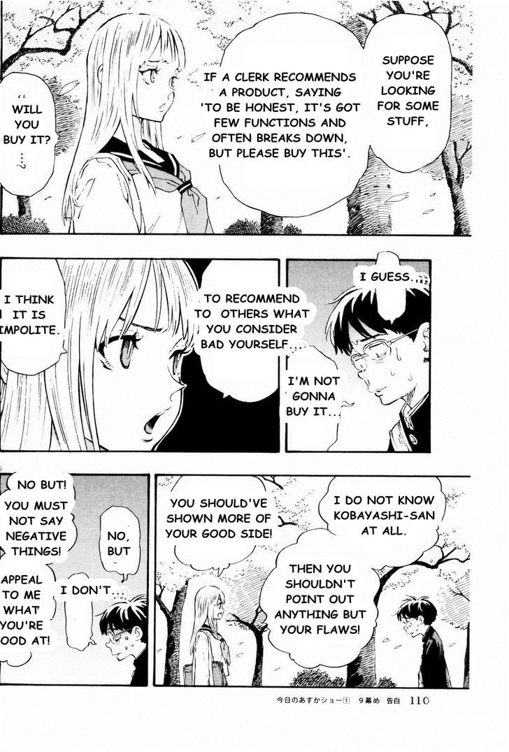 Kyou no Asuka Show Chapter 9 page 6 - Chapter 9 : Confession