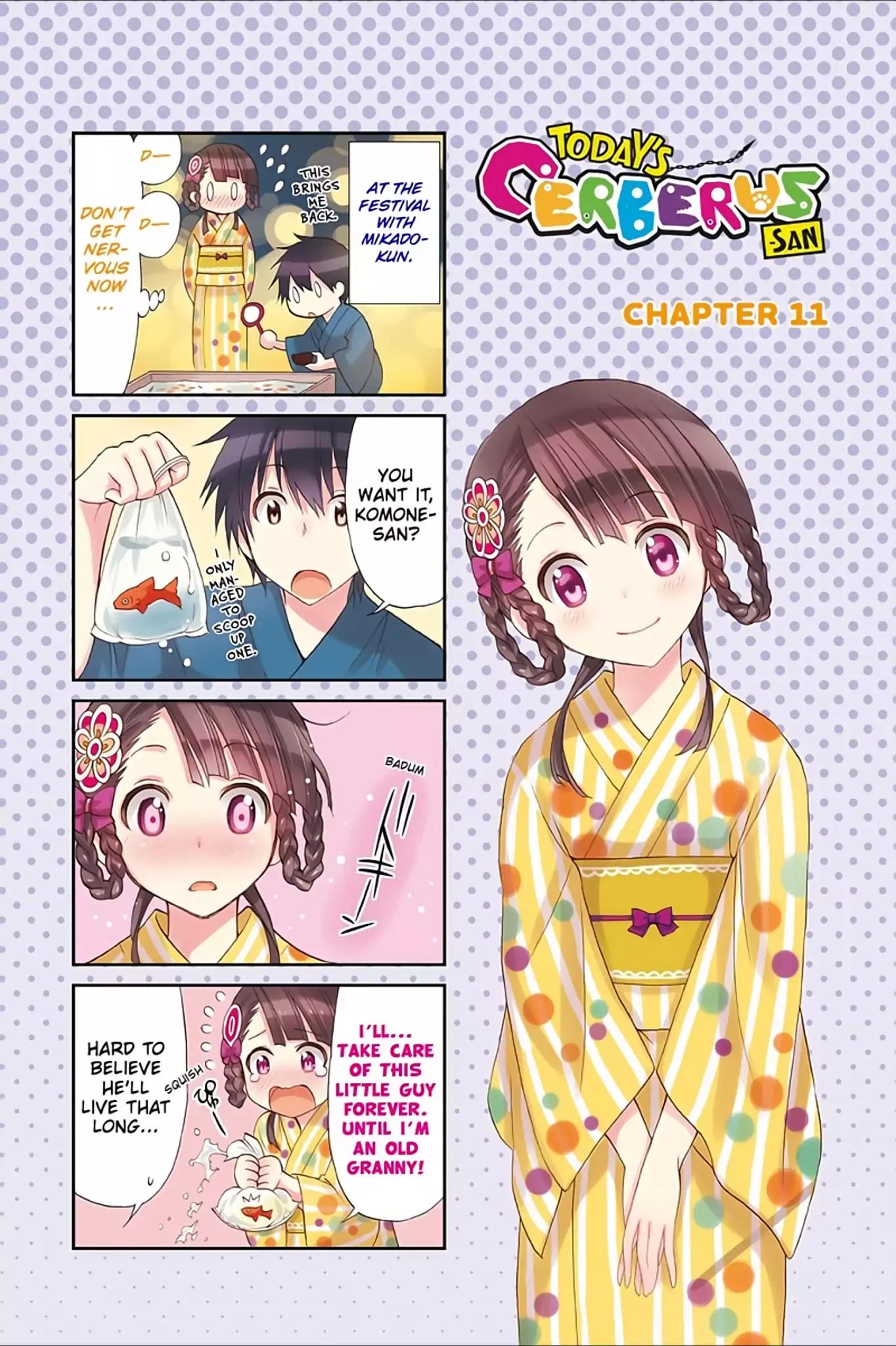 Kyou no Cerberus Chapter 14.5 page 2 - Vol.3 Extra: Today's Cerberus-san