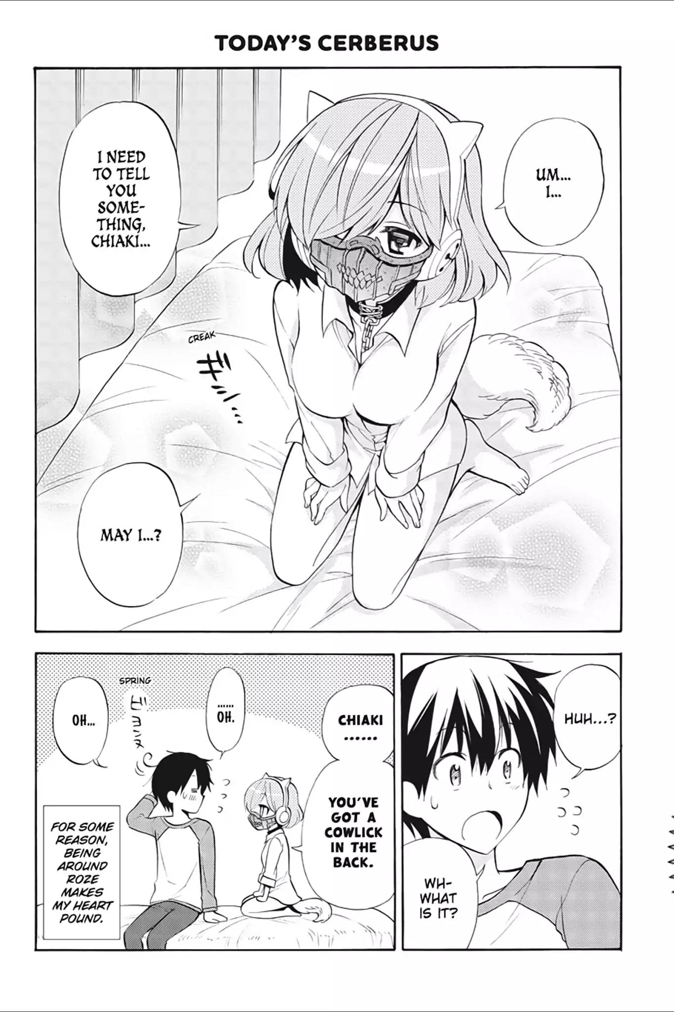 Kyou no Cerberus Chapter 14.5 page 21 - Vol.3 Extra: Today's Cerberus-san