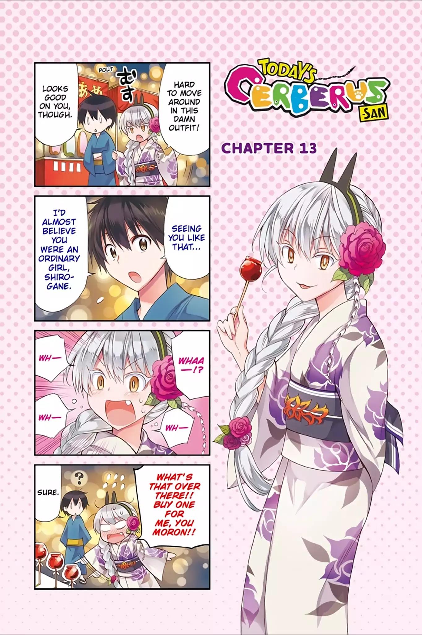 Kyou no Cerberus Chapter 14.5 page 4 - Vol.3 Extra: Today's Cerberus-san