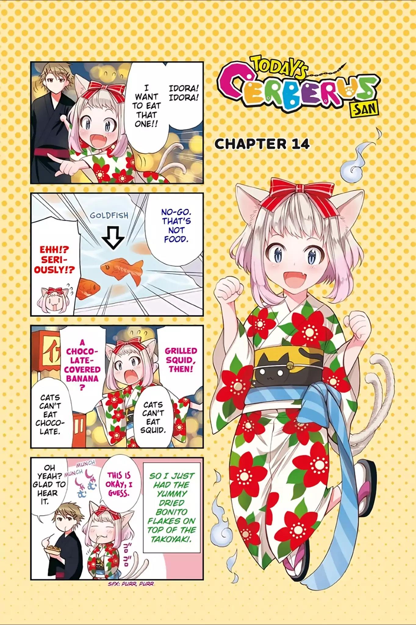 Kyou no Cerberus Chapter 14.5 page 5 - Vol.3 Extra: Today's Cerberus-san