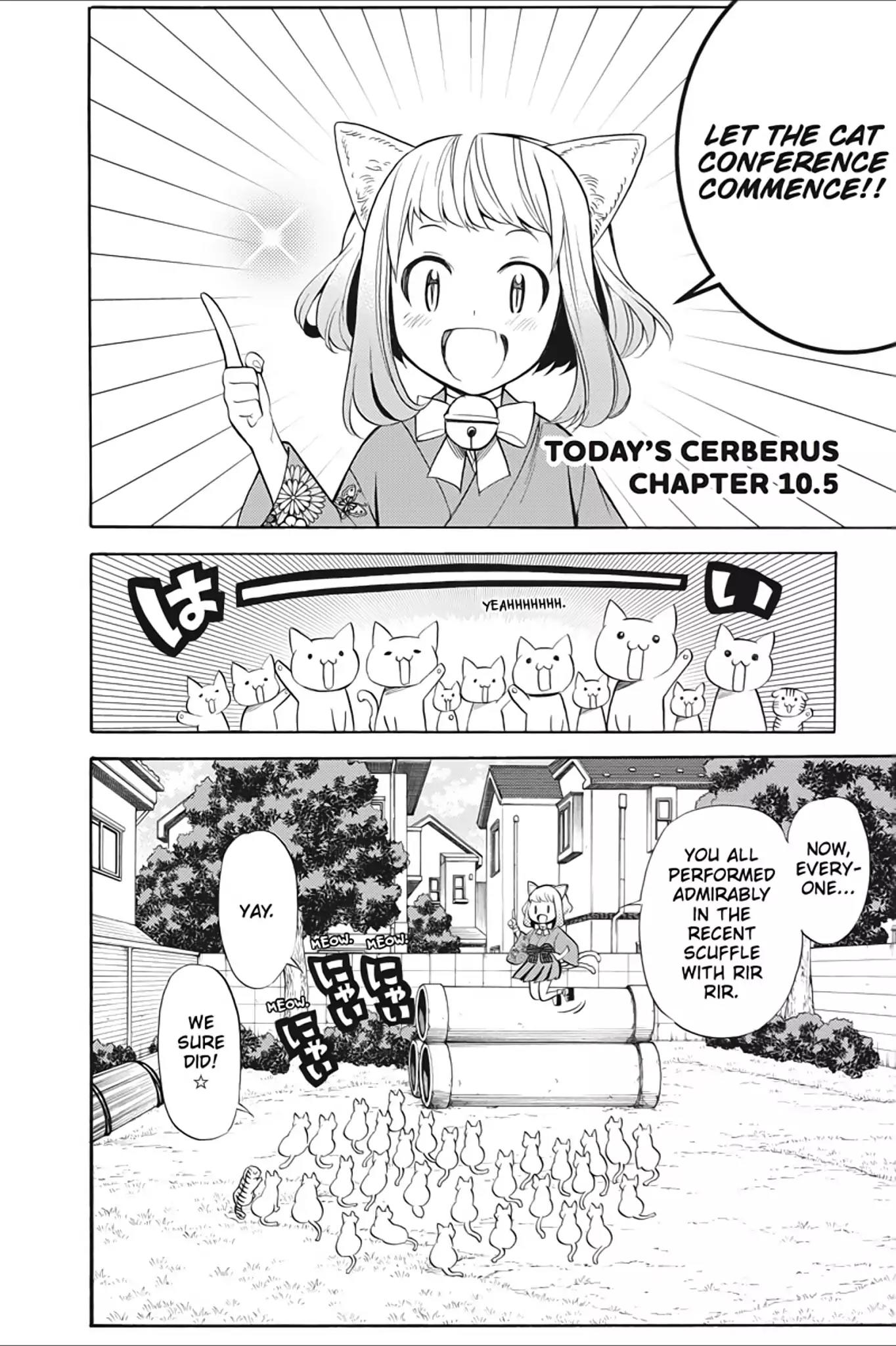 Kyou no Cerberus Chapter 14.5 page 6 - Vol.3 Extra: Today's Cerberus-san