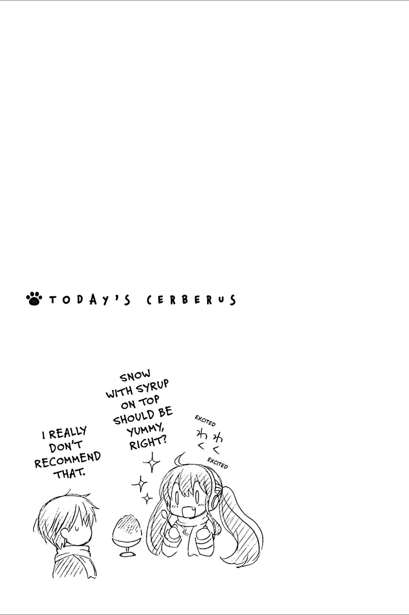 Kyou no Cerberus Chapter 16 page 34 - Chapter 16: Let's Play in the Snow!