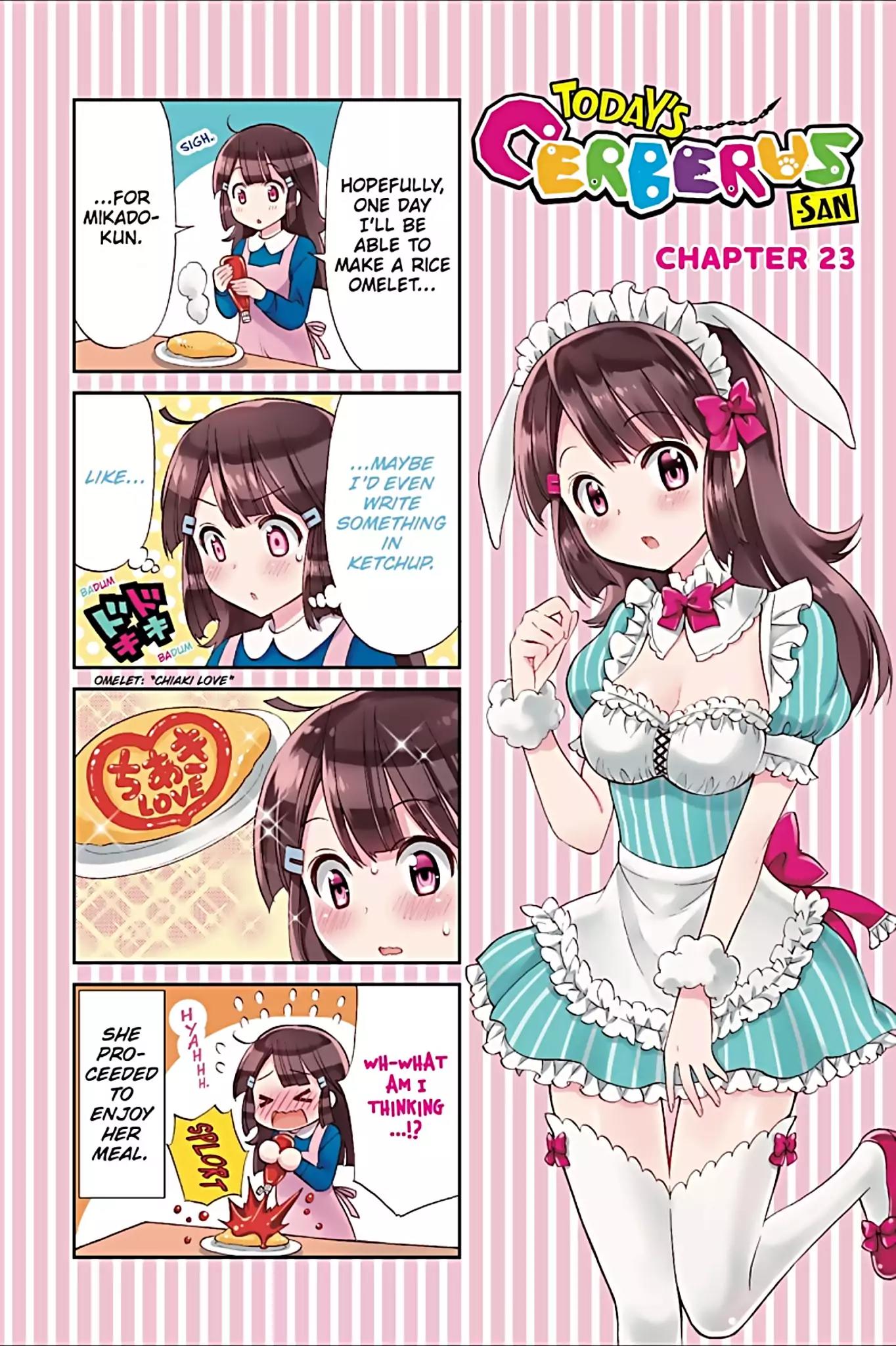 Kyou no Cerberus Chapter 24.5 page 4 - Vol.5 Extra: Today's Cerberus-san