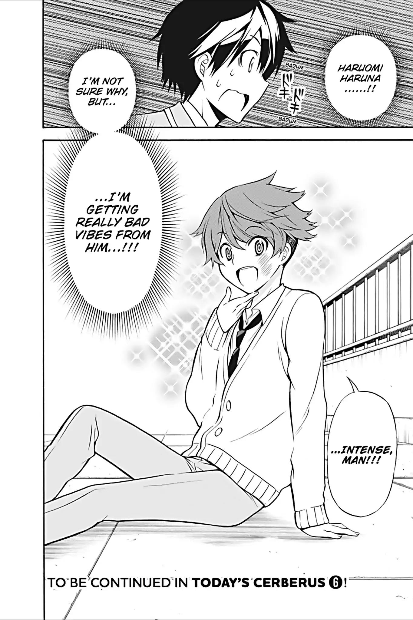 Kyou no Cerberus Chapter 24 page 28 - Chapter 24: Haruomi Haruna