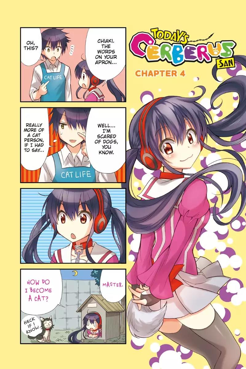 Kyou no Cerberus Chapter 4.5 page 4 - Vol.1 Extra: Today's Cerberus-san