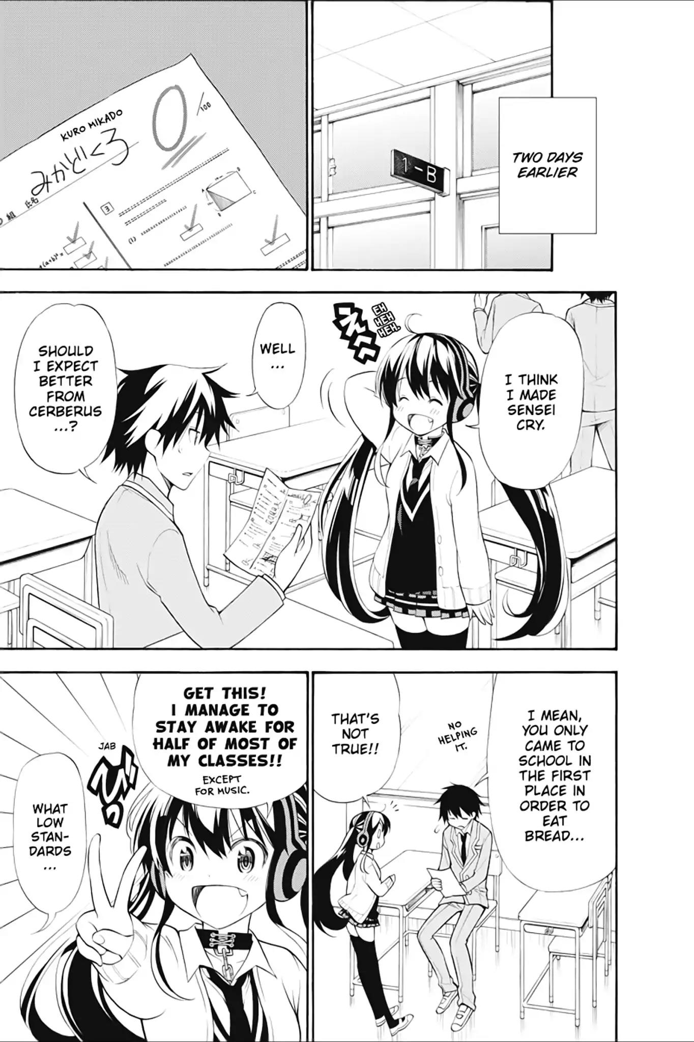 Kyou no Cerberus Chapter 8 page 3 - Chapter 8: A Study Party with Everyone!
