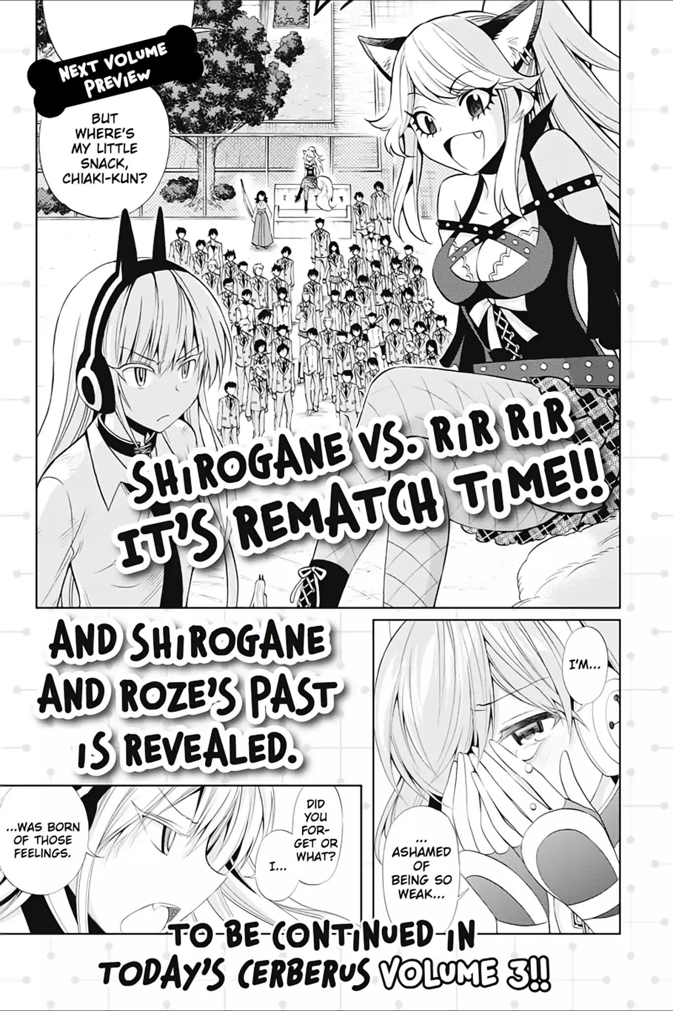 Kyou no Cerberus Chapter 9.5 page 12 - Vol.2 Extra: Today's Cerberus-san