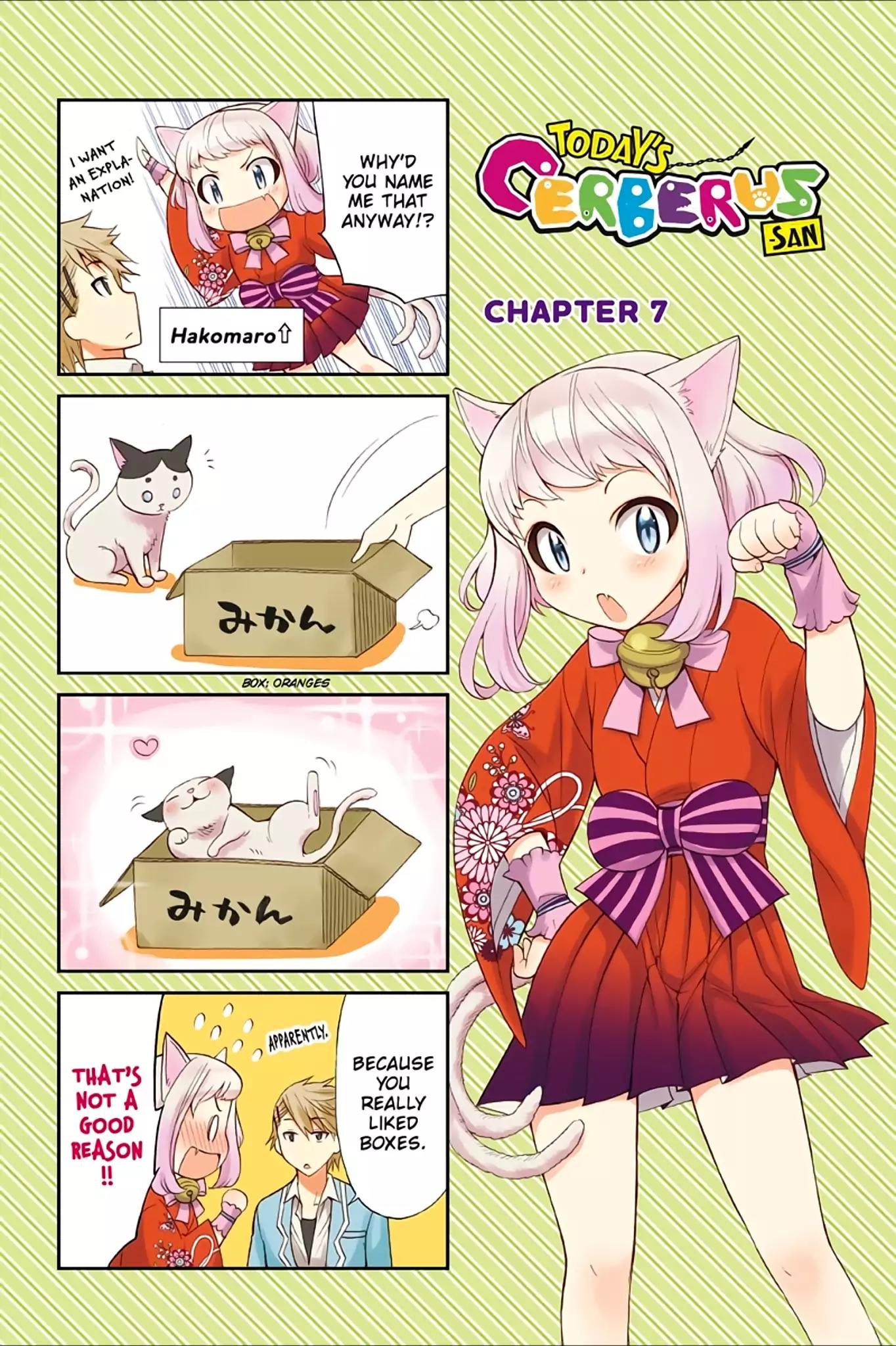 Kyou no Cerberus Chapter 9.5 page 3 - Vol.2 Extra: Today's Cerberus-san