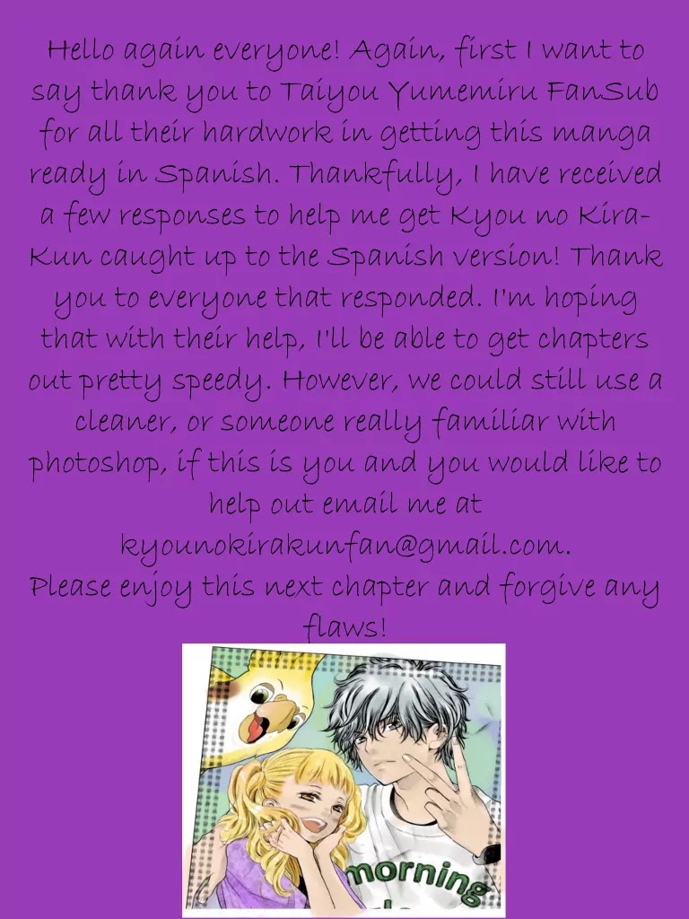 Kyou no Kira-kun Chapter 10 page 1 - Chapter 10: PAGE 10 - You Belong With Me