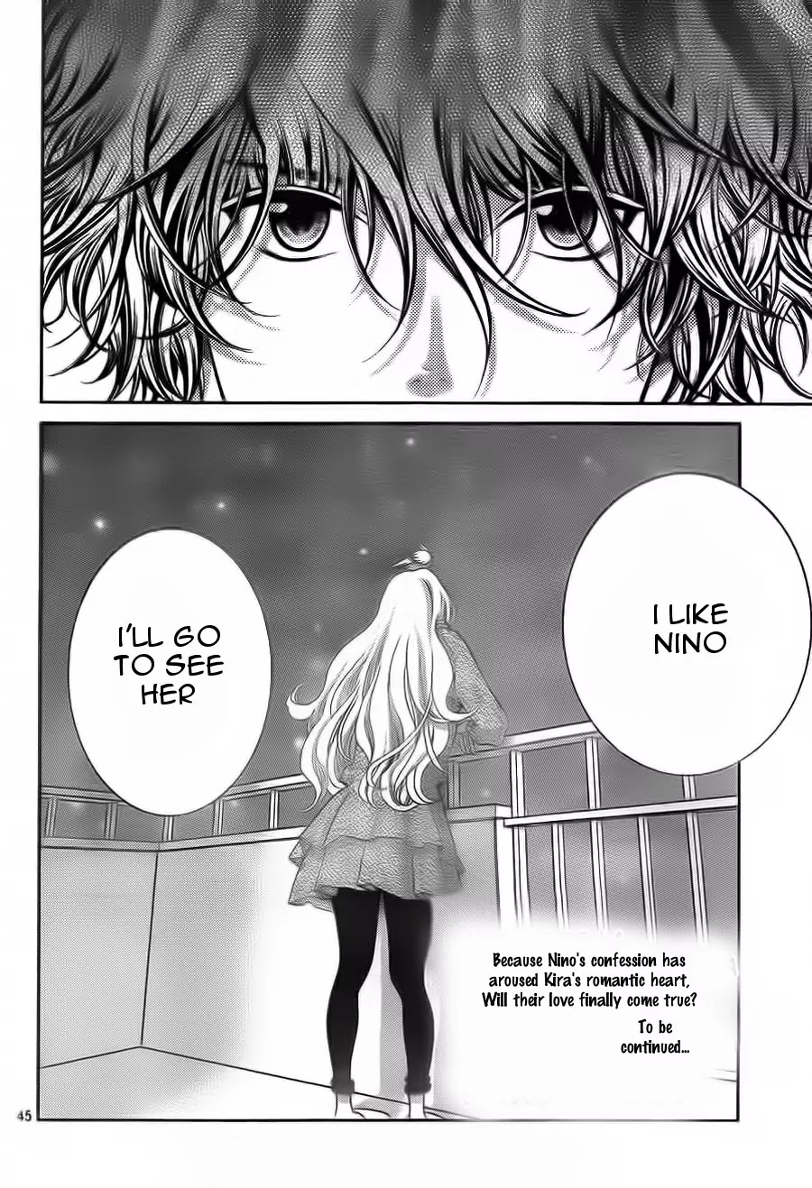 Kyou no Kira-kun Chapter 11 page 46 - Chapter 11: PAGE 11 - You are my Light