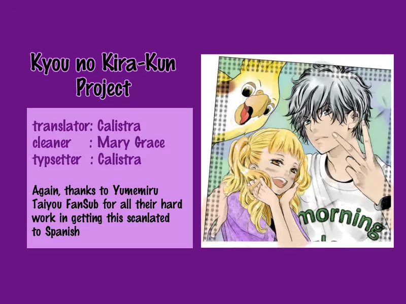 Kyou no Kira-kun Chapter 12 page 1 - Chapter 12: PAGE 12 - Sparkling Maiden