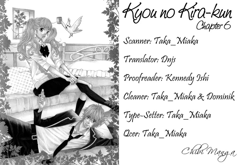 Kyou no Kira-kun Chapter 6 page 1 - Chapter 6: PAGE 6 - The Sky Is Falling