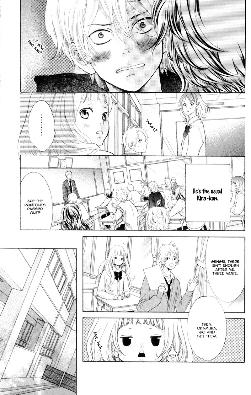 Kyou no Kira-kun Chapter 6 page 12 - Chapter 6: PAGE 6 - The Sky Is Falling