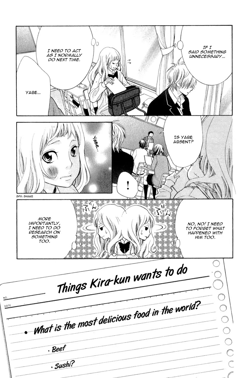 Kyou no Kira-kun Chapter 9 page 20 - Chapter 9: PAGE 9 - CHE.R.RY