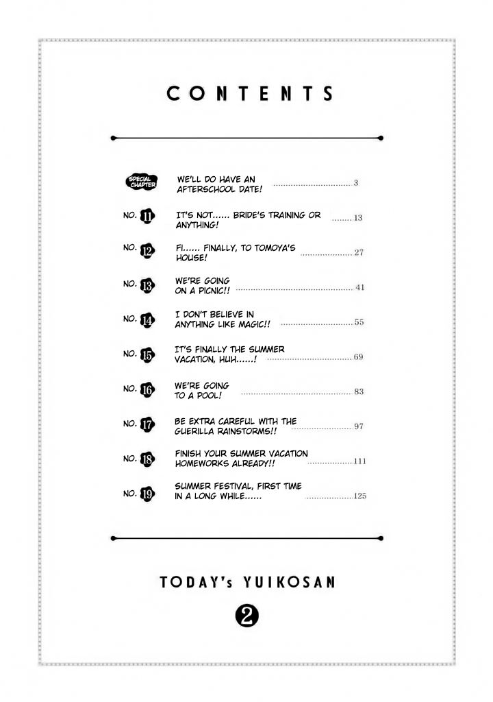 Kyou no Yuiko-san Chapter 10.5 page 6 - Chapter 10.5 : We'll have an afterschool date!