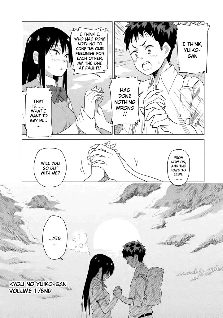 Kyou no Yuiko-san Chapter 10 page 13 - Chapter 10 : Could this be considered a step forward?