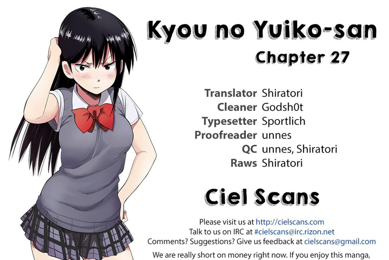 Kyou no Yuiko-san Chapter 27 page 16 - Chapter 27 : Pretty childlish, right!