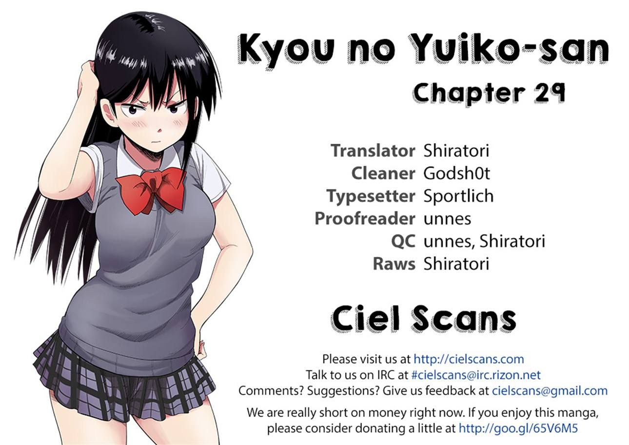 Kyou no Yuiko-san Chapter 29 page 19 - Chapter 29 : I'll take the lead!