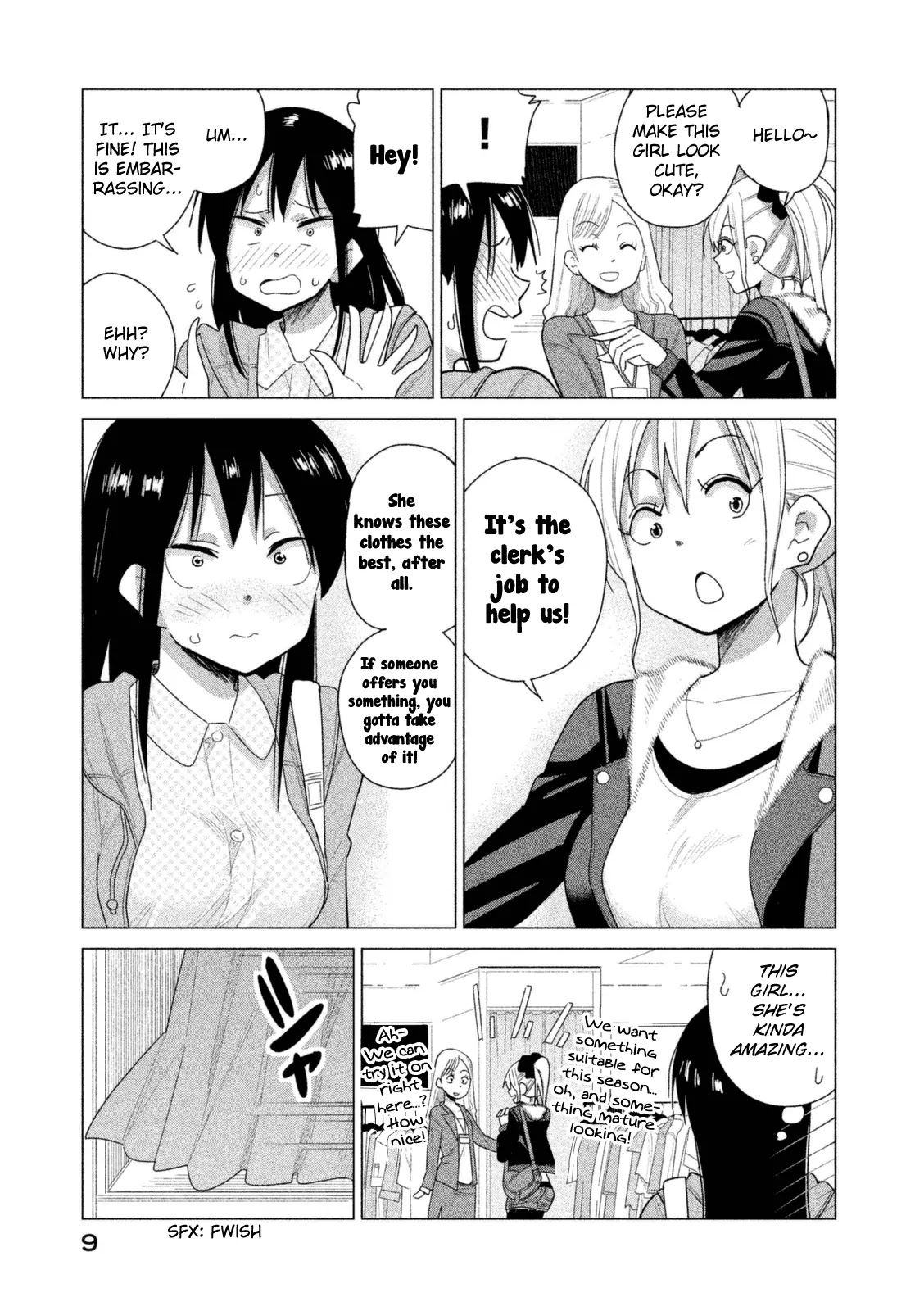 Kyou no Yuiko-san Chapter 30 page 12 - Chapter 30 : It's a girl thing!
