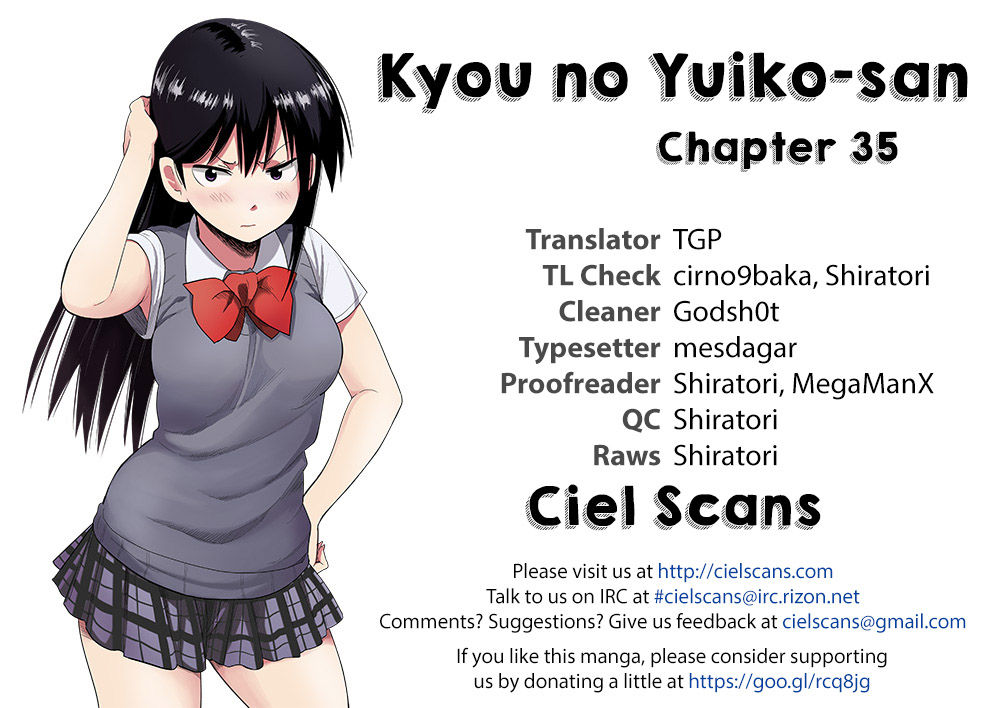 Kyou no Yuiko-san Chapter 35 page 1 - Chapter 35 : You're not strong at all