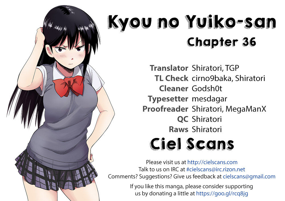 Kyou no Yuiko-san Chapter 36 page 1 - Chapter 36 : Eh...?