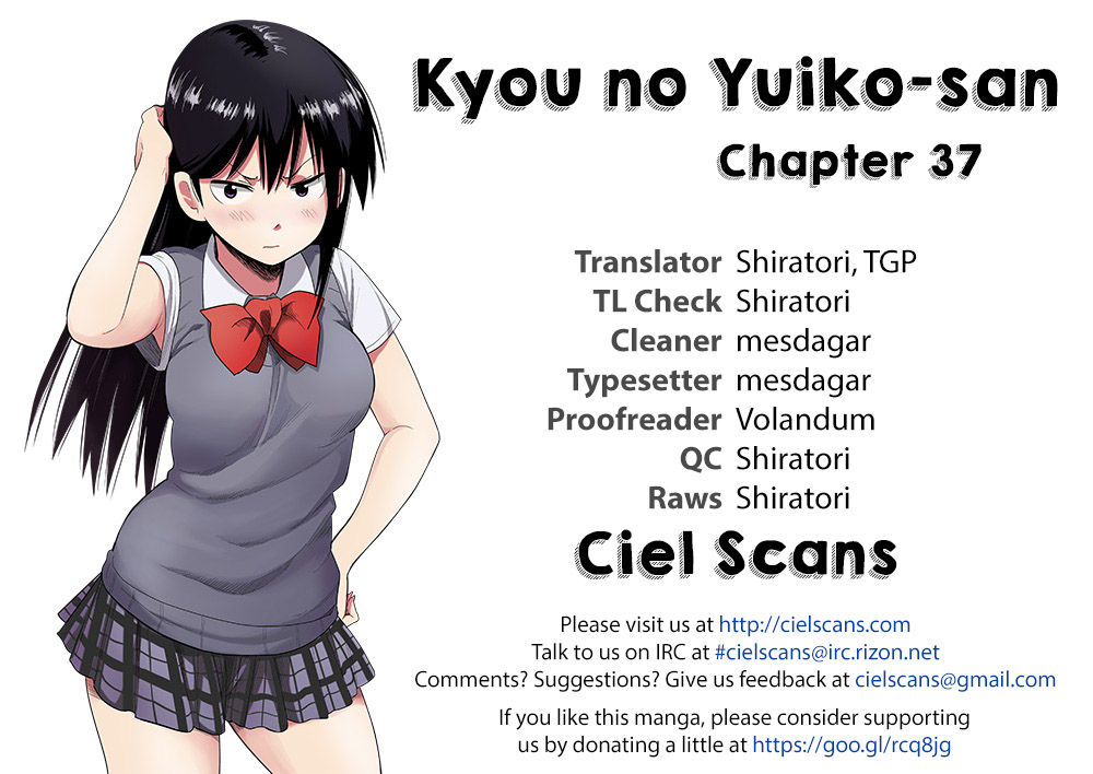 Kyou no Yuiko-san Chapter 37 page 1 - Chapter 37 : This is the worst...
