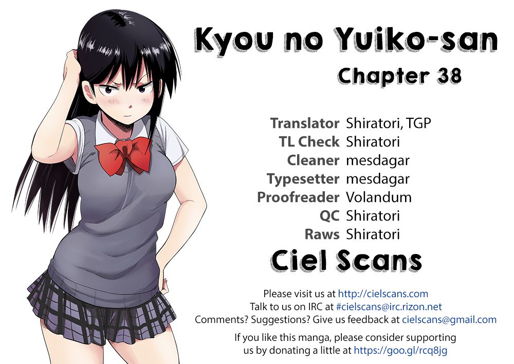 Kyou no Yuiko-san Chapter 38 page 1 - Chapter 38 : I really hate it!