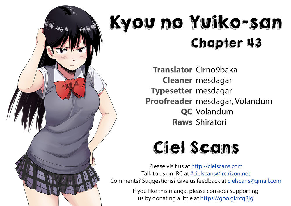Kyou no Yuiko-san Chapter 43 page 1 - Chapter 43 : It's Valentines day!!