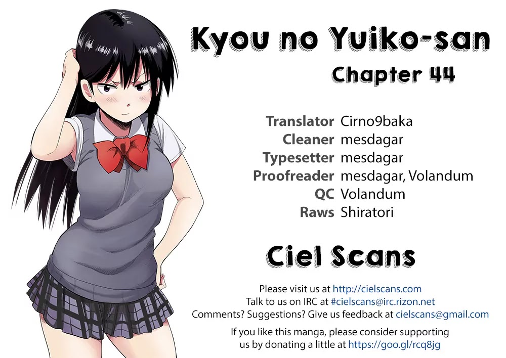 Kyou no Yuiko-san Chapter 44 page 1 - Chapter 44