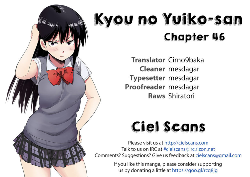 Kyou no Yuiko-san Chapter 46 page 1 - Chapter 46 : It's not what you think...!!