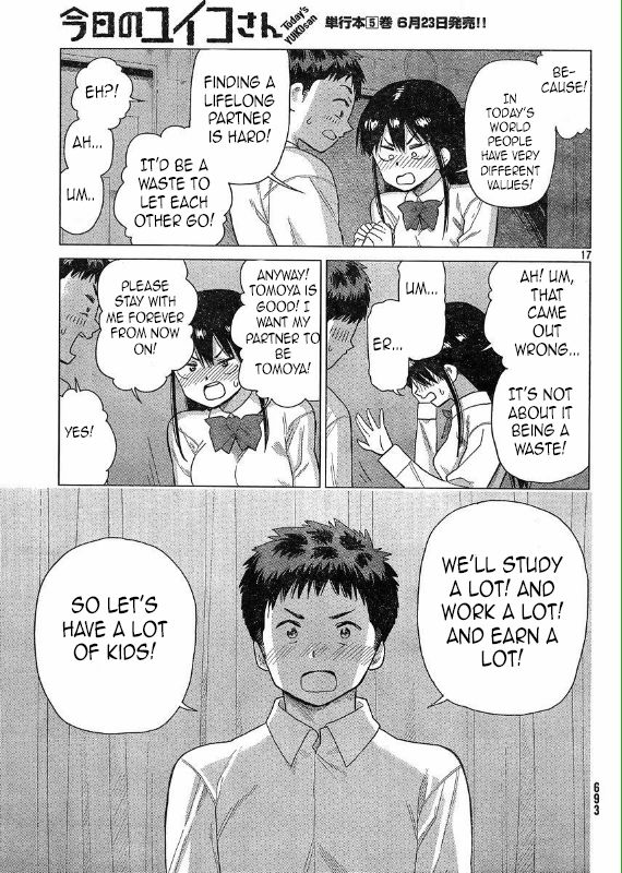 Kyou no Yuiko-san Chapter 47 page 17 - Chapter 47 : See You Tomorrow!!