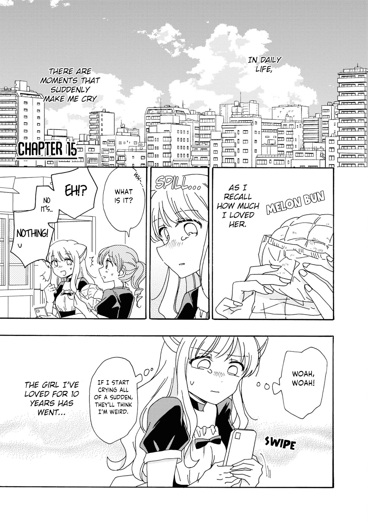 Kyou wa Mada Futsuu ni Narenai Chapter 15 page 1 - Chapter 15