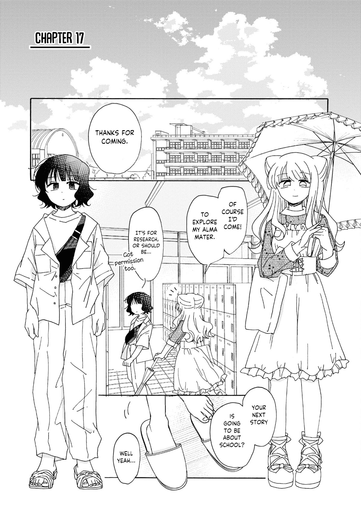 Kyou wa Mada Futsuu ni Narenai Chapter 17 page 1 - Chapter 17