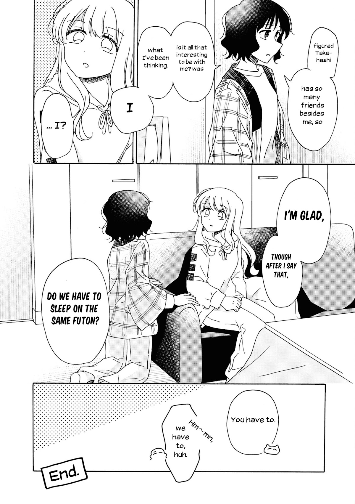 Kyou wa Mada Futsuu ni Narenai Chapter 18.1 page 9 - Chapter 18.1