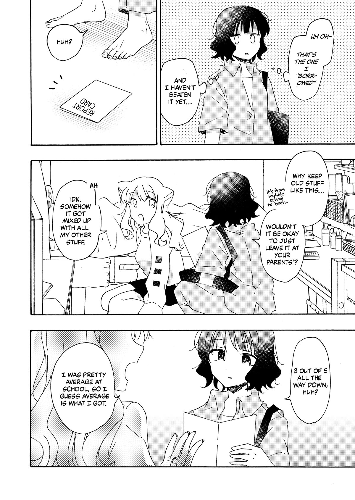 Kyou wa Mada Futsuu ni Narenai Chapter 18.2 page 2 - Chapter 18.2: Twitter Extra: ３３３３３？