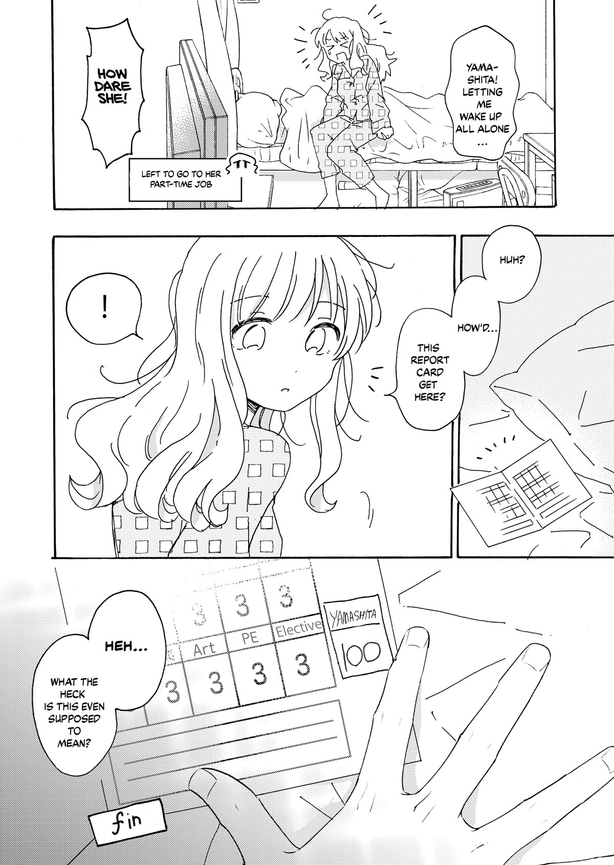 Kyou wa Mada Futsuu ni Narenai Chapter 18.2 page 4 - Chapter 18.2: Twitter Extra: ３３３３３？