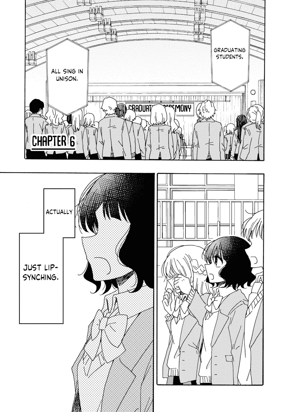 Kyou wa Mada Futsuu ni Narenai Chapter 6 page 1 - Chapter 6
