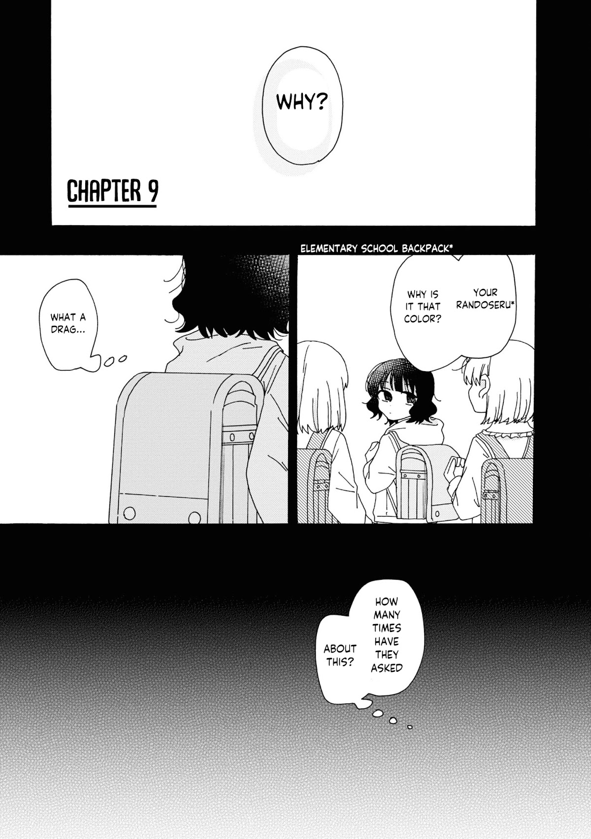 Kyou wa Mada Futsuu ni Narenai Chapter 9 page 1 - Chapter 9